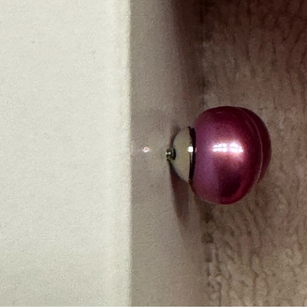 Honora Radiant Magenta Cultured Freshwater Pearl Stud Earrings - Picture 7 of 8